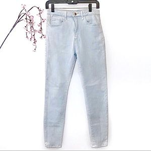 3/$30 Forever 21 Light Sky Blue High-Waisted Jeans